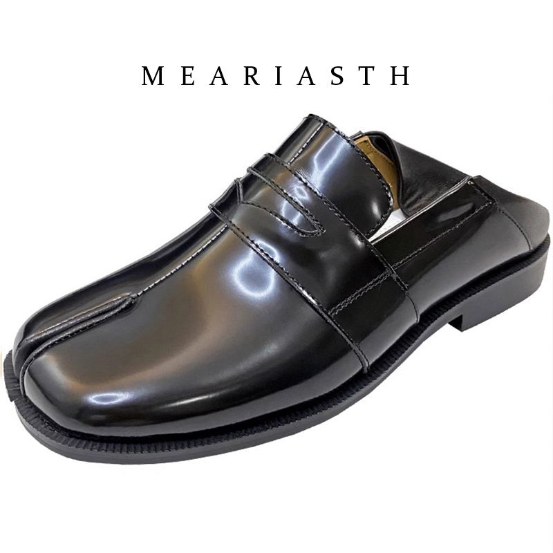 Men'S Shoes Qn - black Tabi Shoes Split Toe Patent