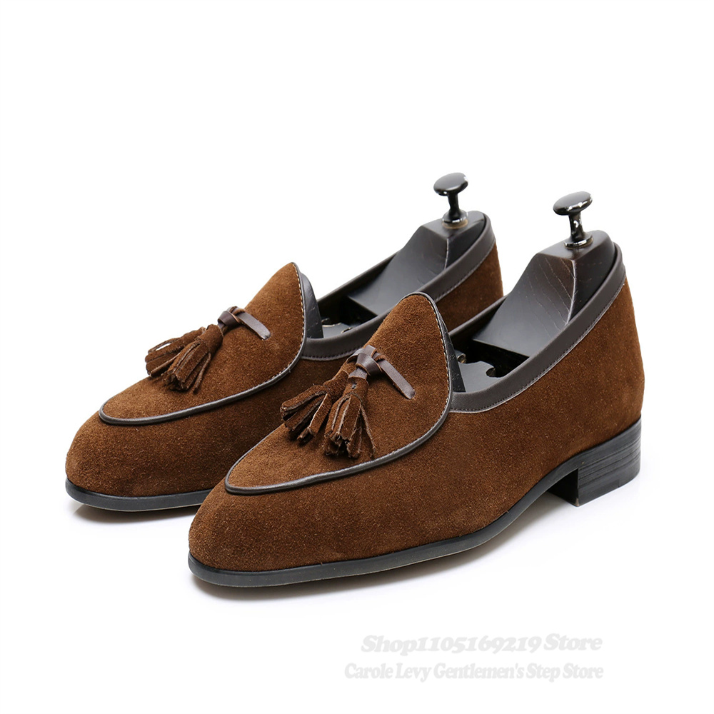 Tassel Decor Men Loafers Navy  - Men'S Shoes Qn 评论和价格