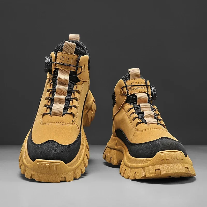 Luxury Mens Boots High Quality - Men'S Shoes For Work 评论和价格