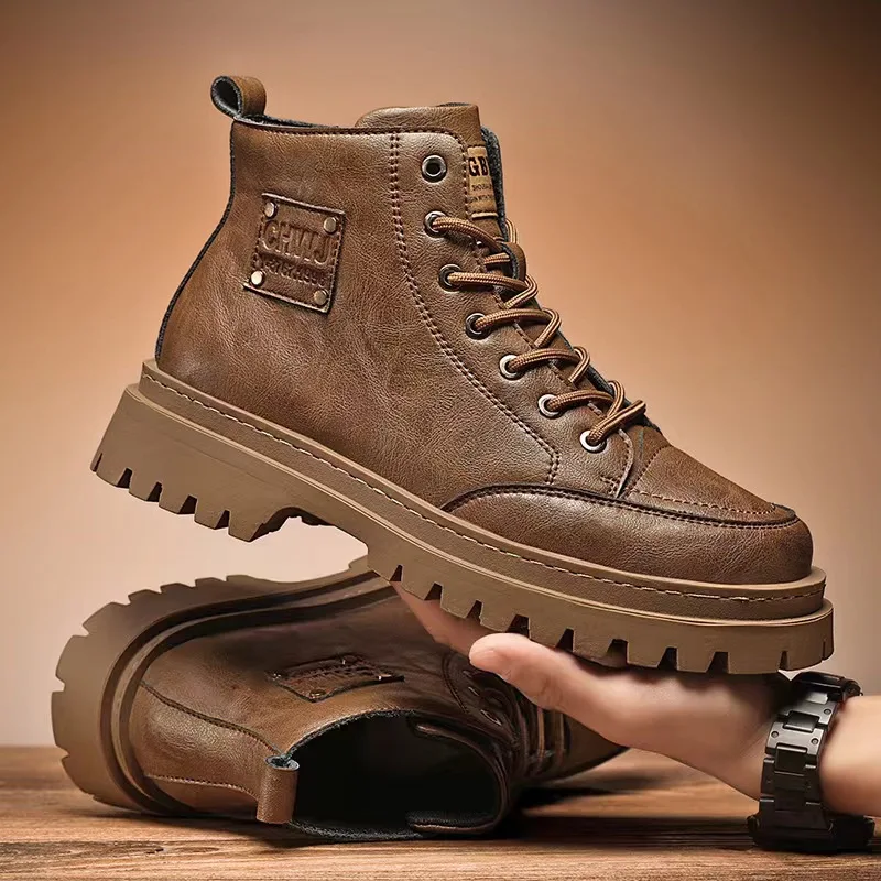 High Quality Men's Boots Platf - Hiking Boot Waterproof 评论和价格