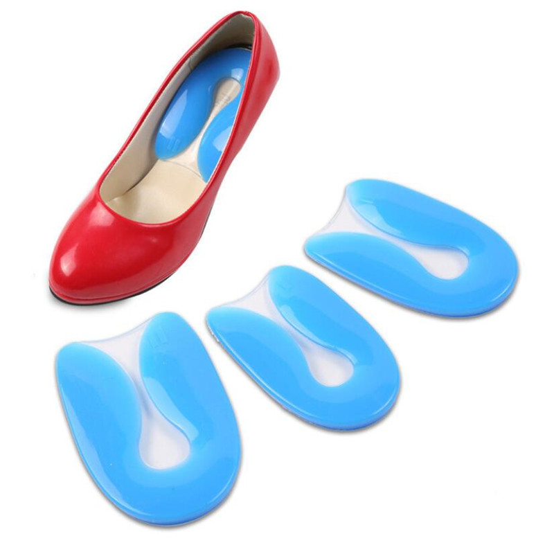 1Pair Foot Pain Relief Silicon - Men'S Shoes For Plantar Fasciitis 评论和价格