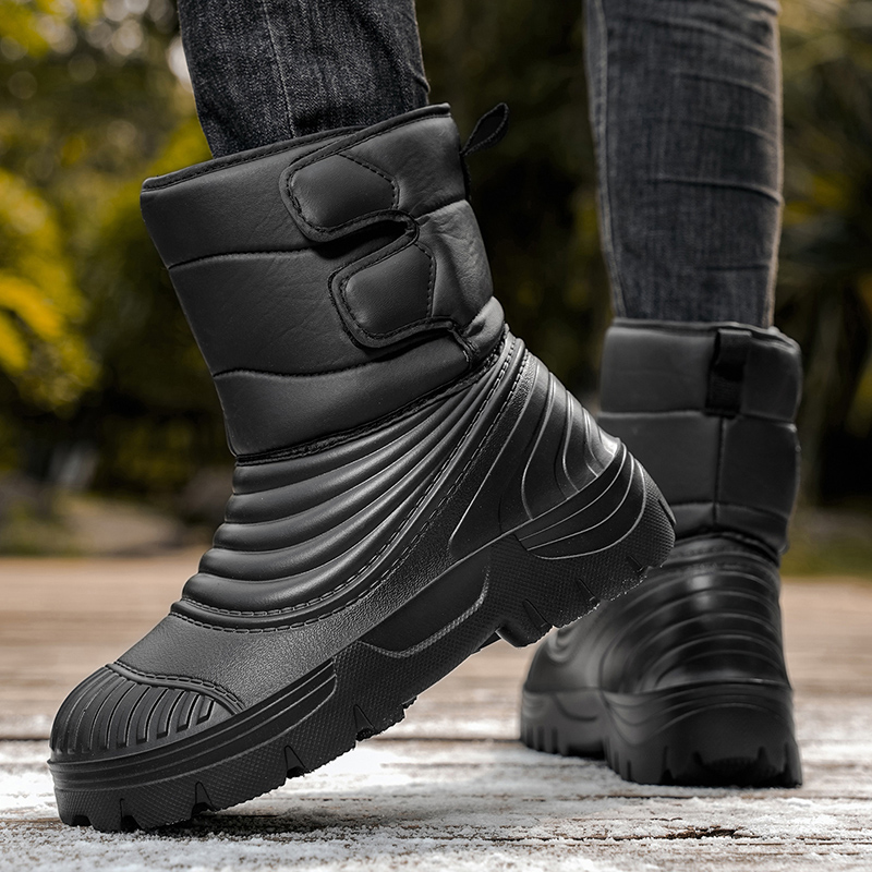 New men's winter snow boots th - Hiking Boot Waterproof 评论和价格