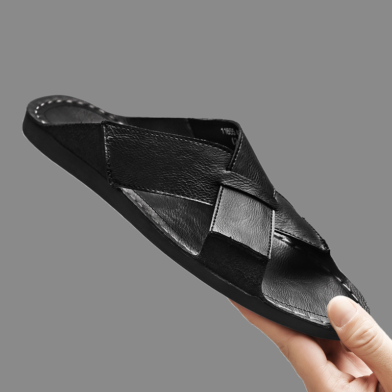 Fashion Genuine Leather Men Sl - Men'S Shoes Qn 评论和价格