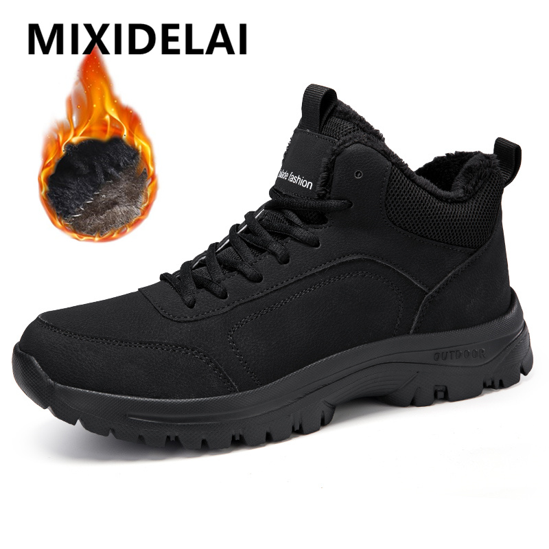 Winter Men's Boots Warm Plush  - Men'S Shoes Qn 评论和价格