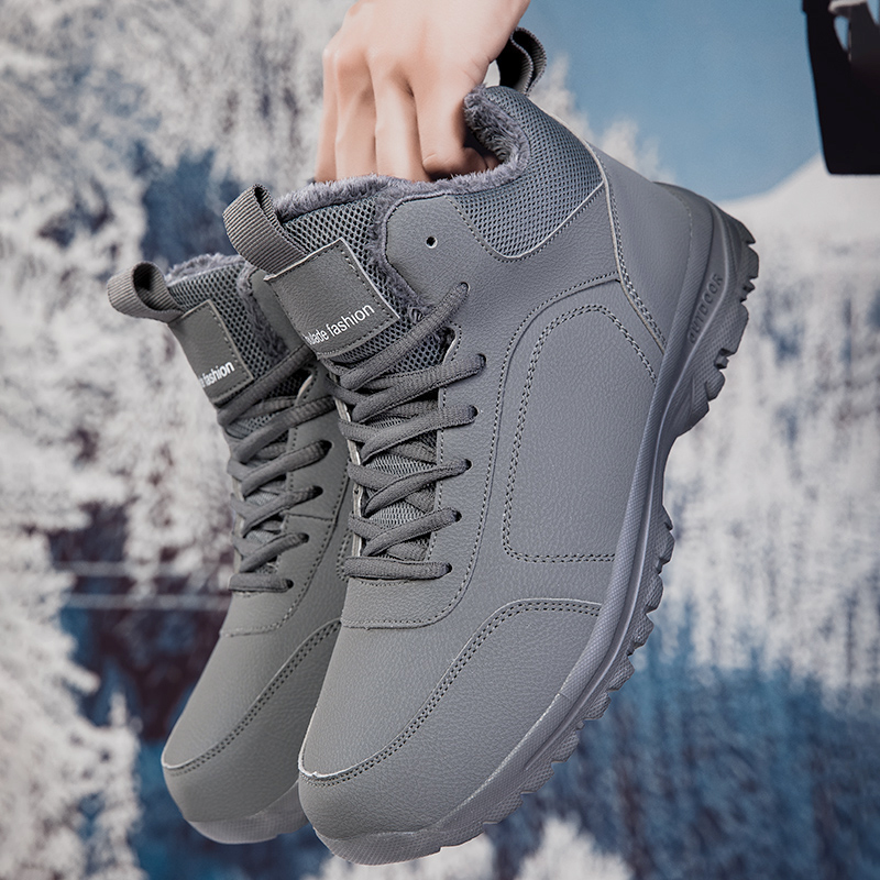 Winter Men's Boots Warm Plush  - Men'S Shoes Qn 评论和价格