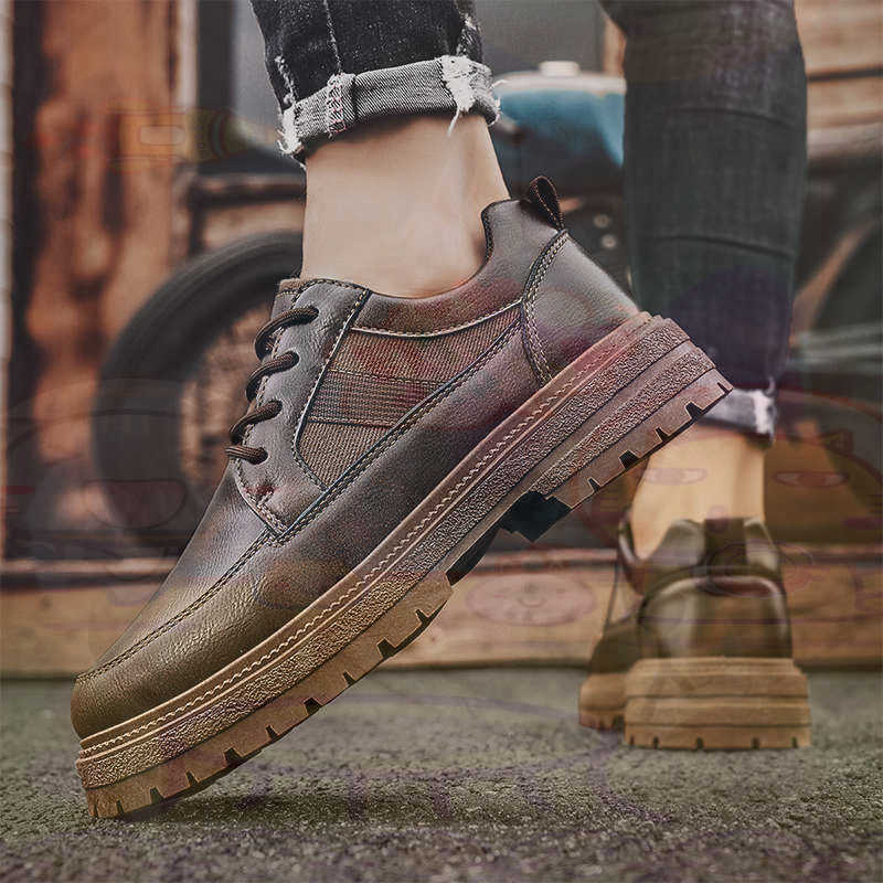 Dark Natural Leather Fashion T - Men Shoes Uk 评论和价格
