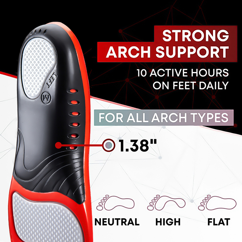 Premium Silicone Gel Insoles f - Men'S Shoes For Plantar Fasciitis 评论和价格