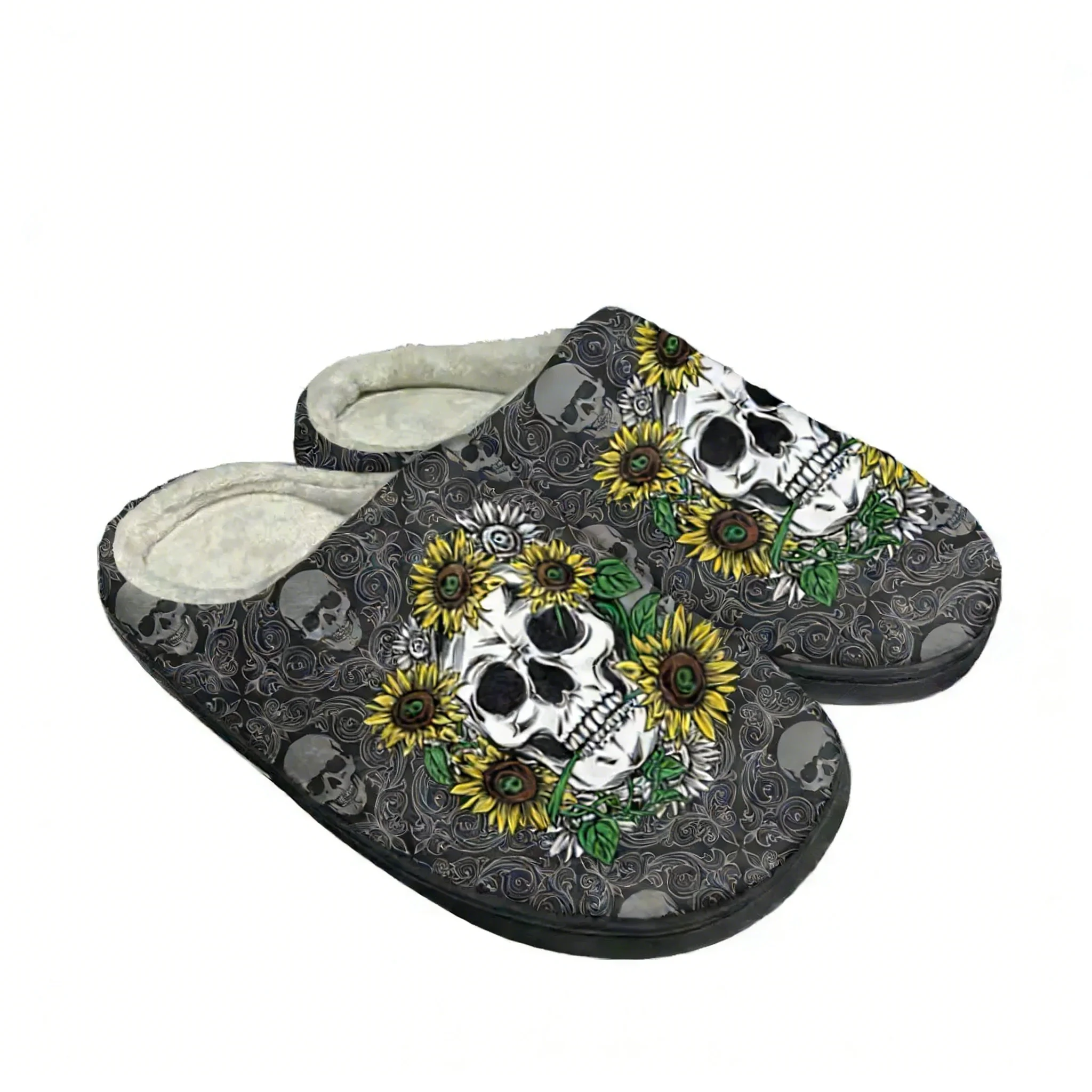 Sunflower Skull Home Cotton Sl - Men Shoes Designer 评论和价格