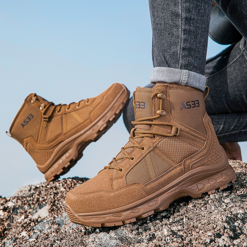 Men's Military Tactical Boots  - Men'S Shoes For Work 评论和价格