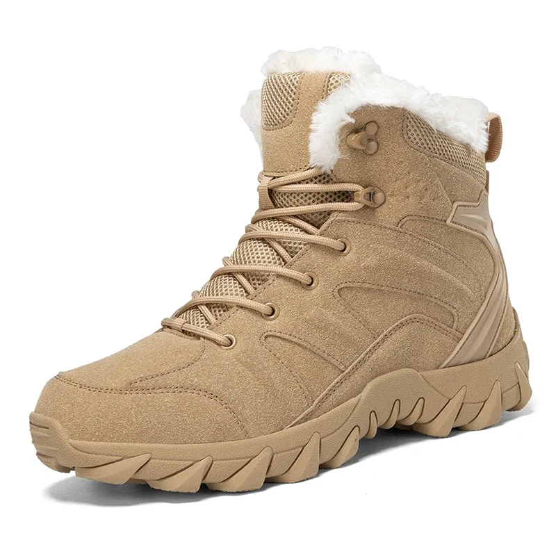Men Winter Tactical Boots Lace - Hiking Boot Waterproof 评论和价格