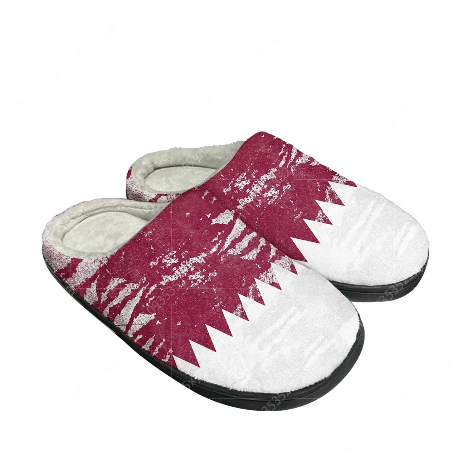 Qatar Flag Home Cotton Custom  - Men Shoes Qatar 评论和价格