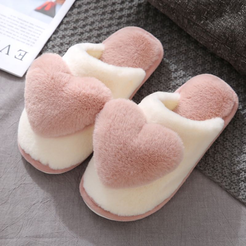 Winter Warm Heart Pattern Cott - Men'S Shoes Comfort 评论和价格