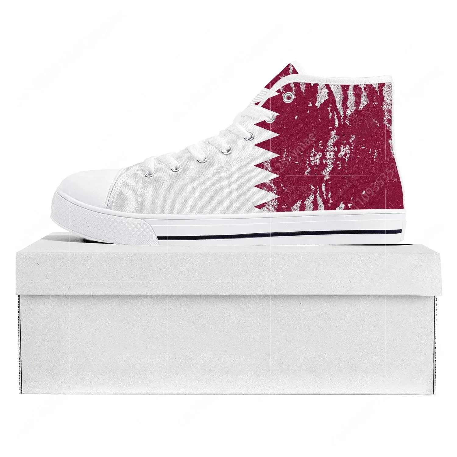 Qatar Flag High Top High Quali - Men Shoes Qatar 评论和价格