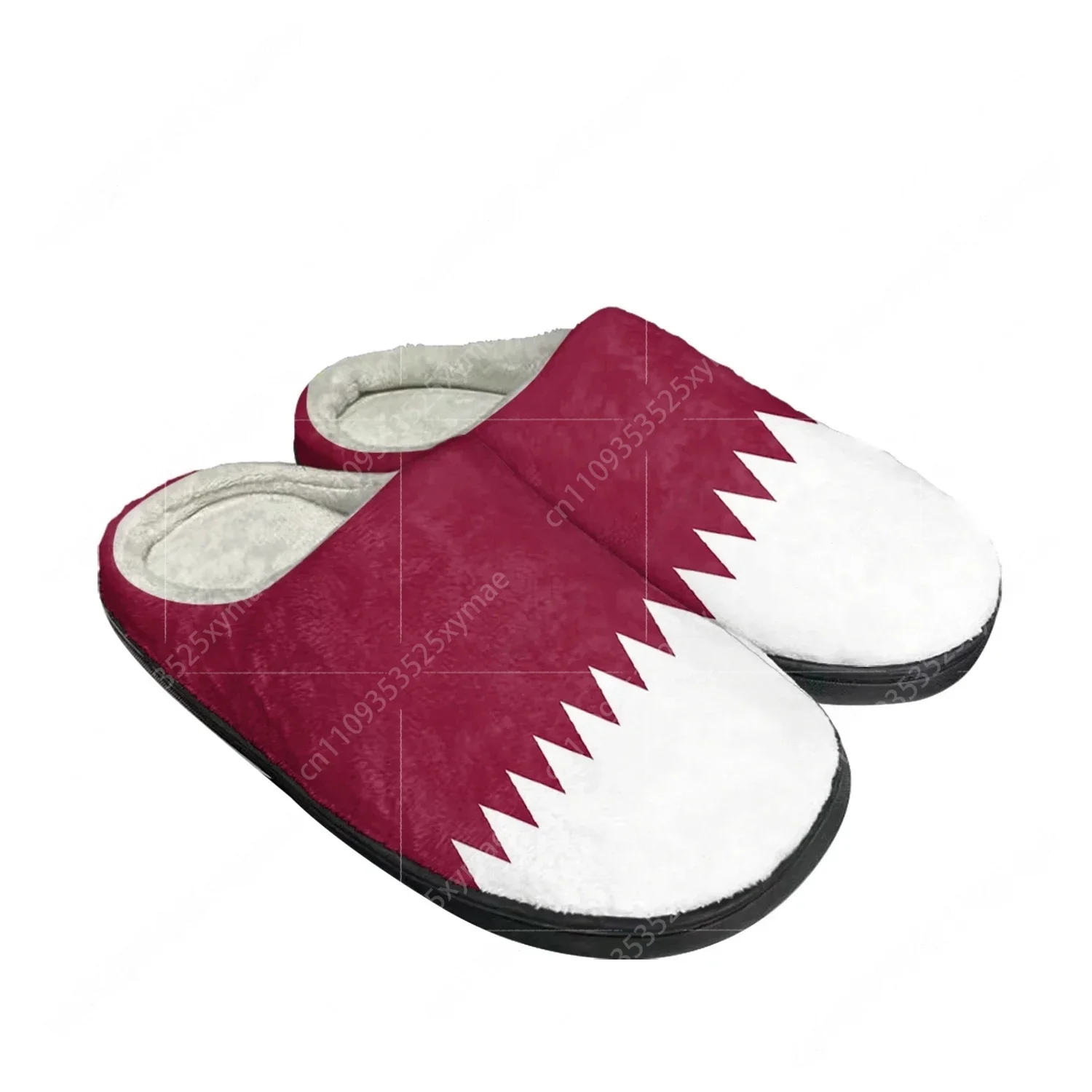 Qatar Flag Home Cotton Custom  - Men Shoes Qatar 评论和价格