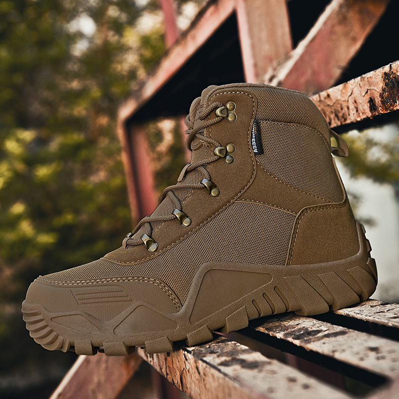 Men Tactical Shoes Outdoor Cli - Hiking Boot Waterproof 评论和价格
