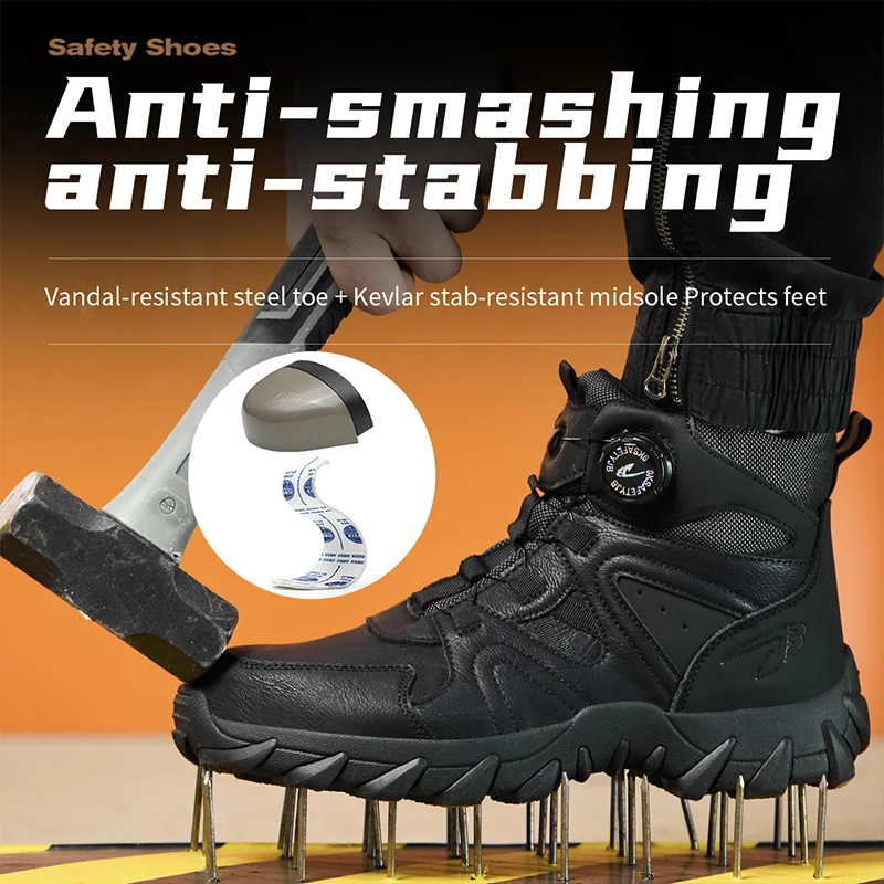 New Men's Safety Boots Work Bo - Men'S Shoes For Work 评论和价格