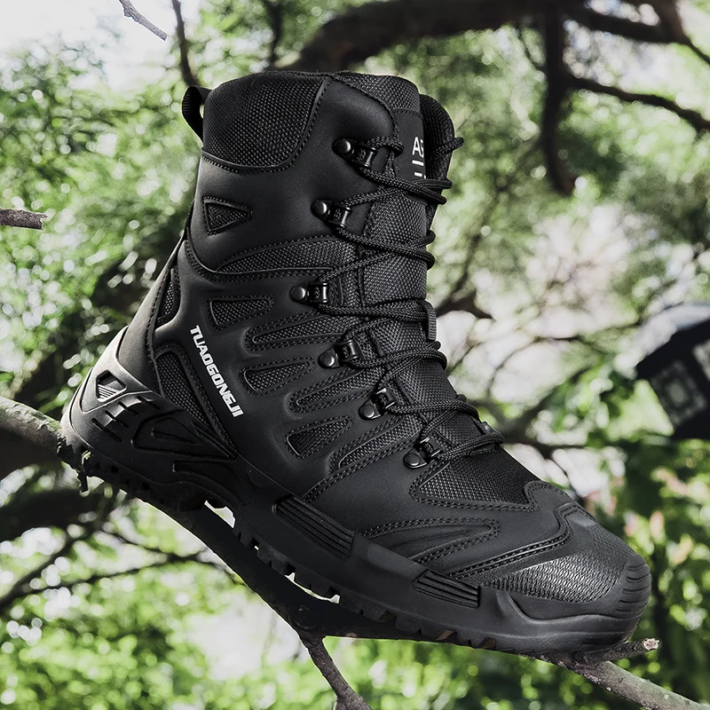 Men's Outdoor Hiking Tactical  - Men'S Shoes For Work 评论和价格