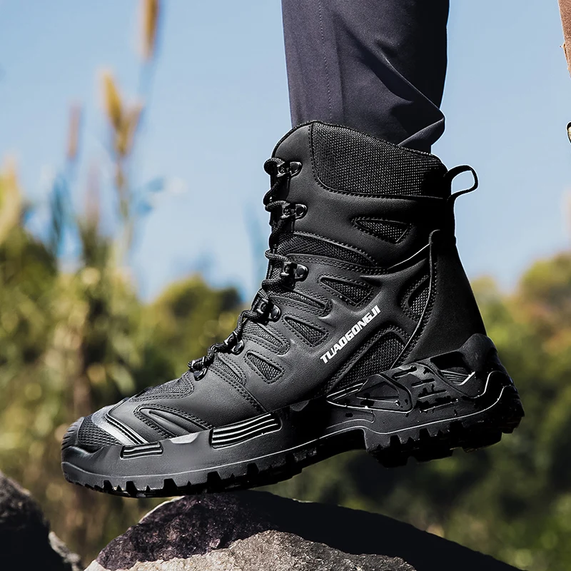 Men's Outdoor Hiking Tactical  - Men'S Shoes For Work 评论和价格