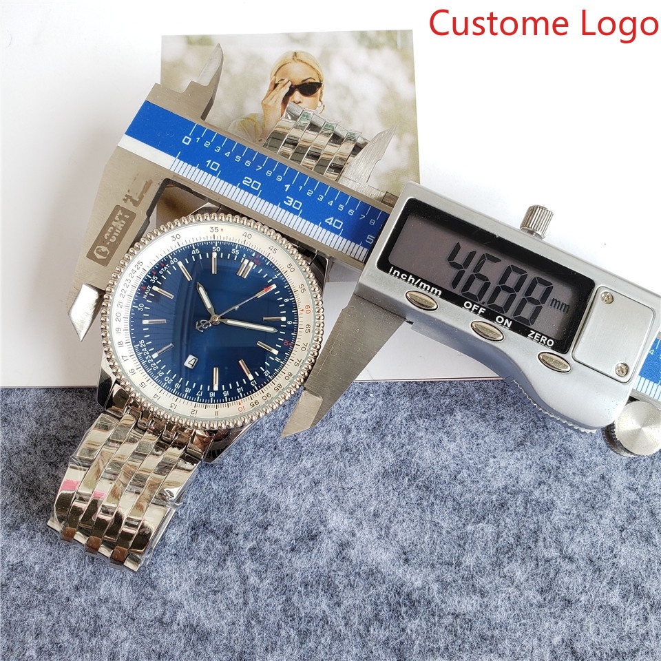 Men Pilot Aviator Watch Stainl - Sport Slide Men 评论和价格