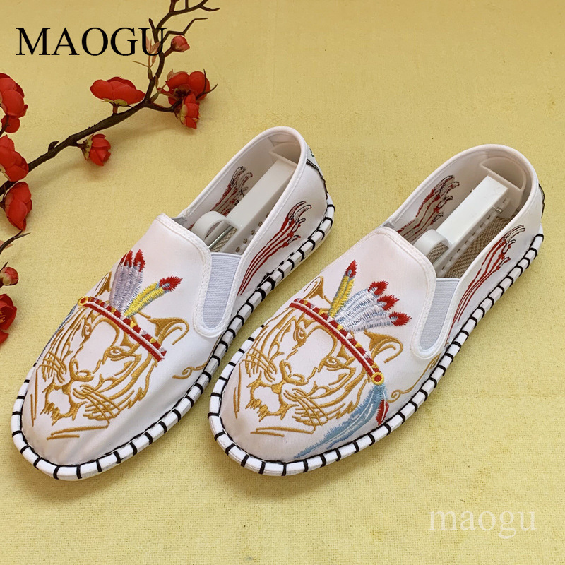 Unisex Chinese Style Embroider - Loafer Slip On Men 评论和价格