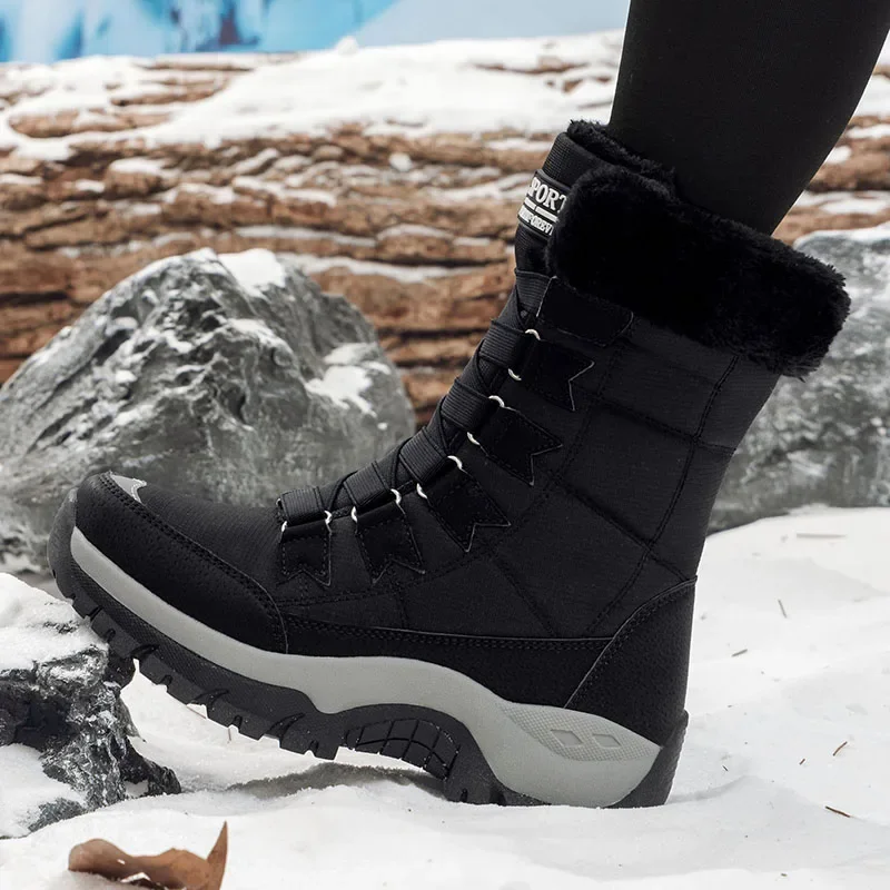 New Winter Women Boots High Qu - Hiking Boot Waterproof 评论和价格