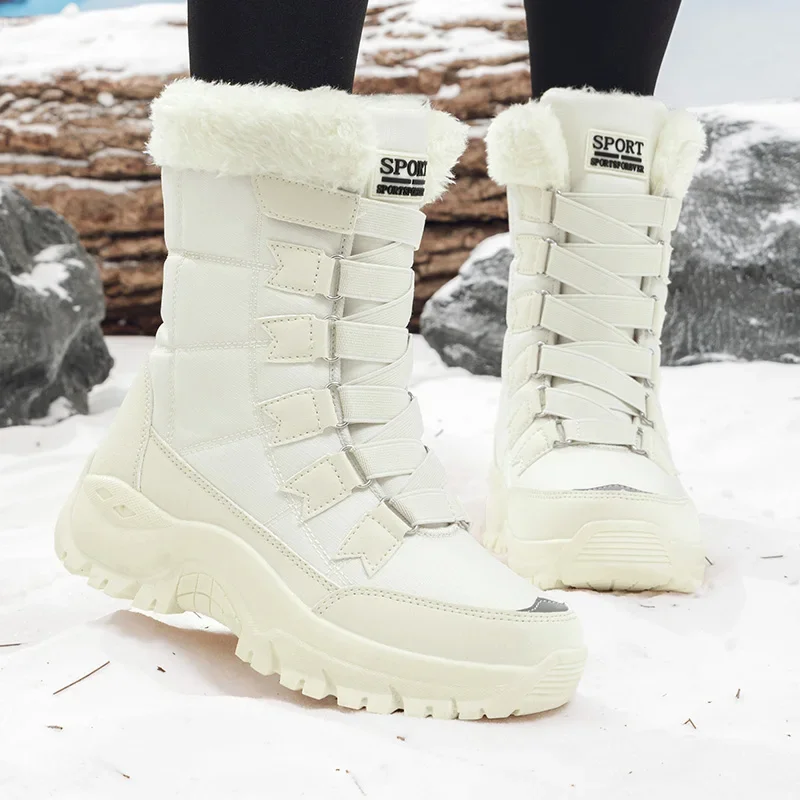 New Winter Women Boots High Qu - Hiking Boot Waterproof 评论和价格