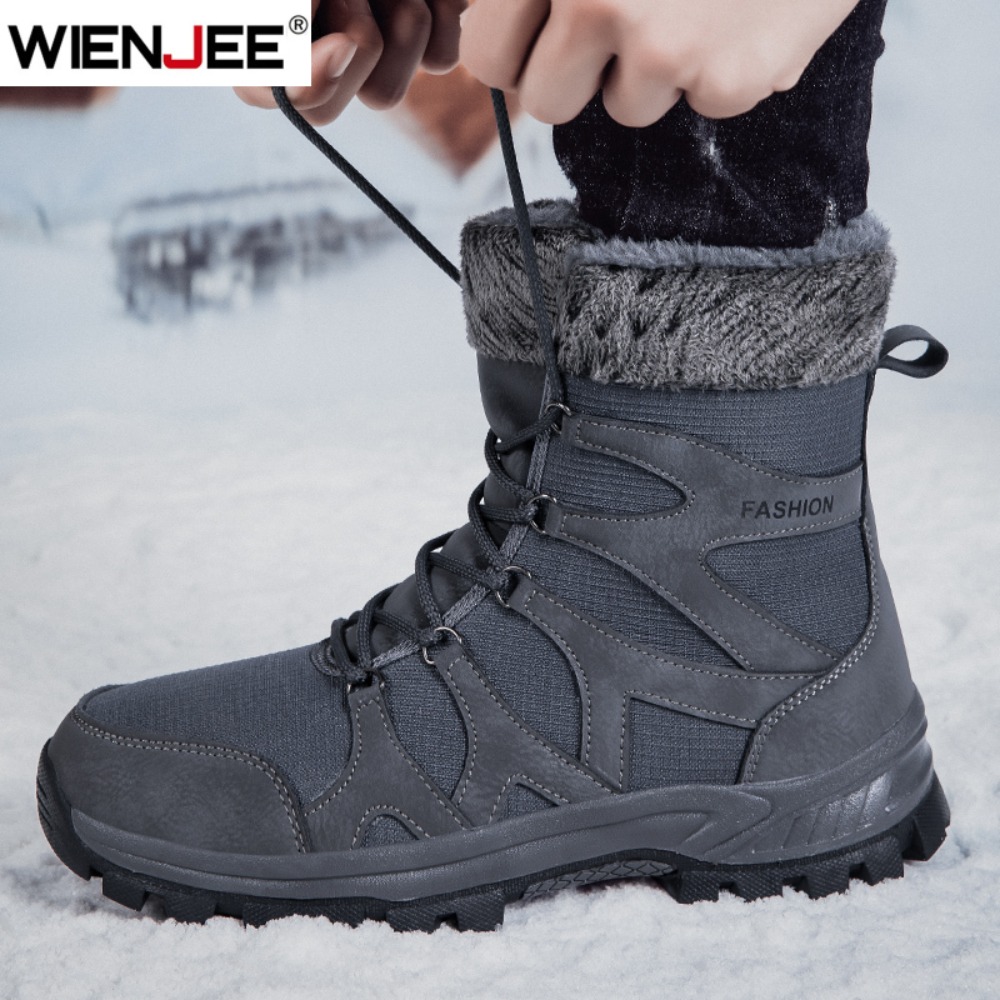 Brand Men's Winter Shoes Water - Hiking Boot Waterproof 评论和价格