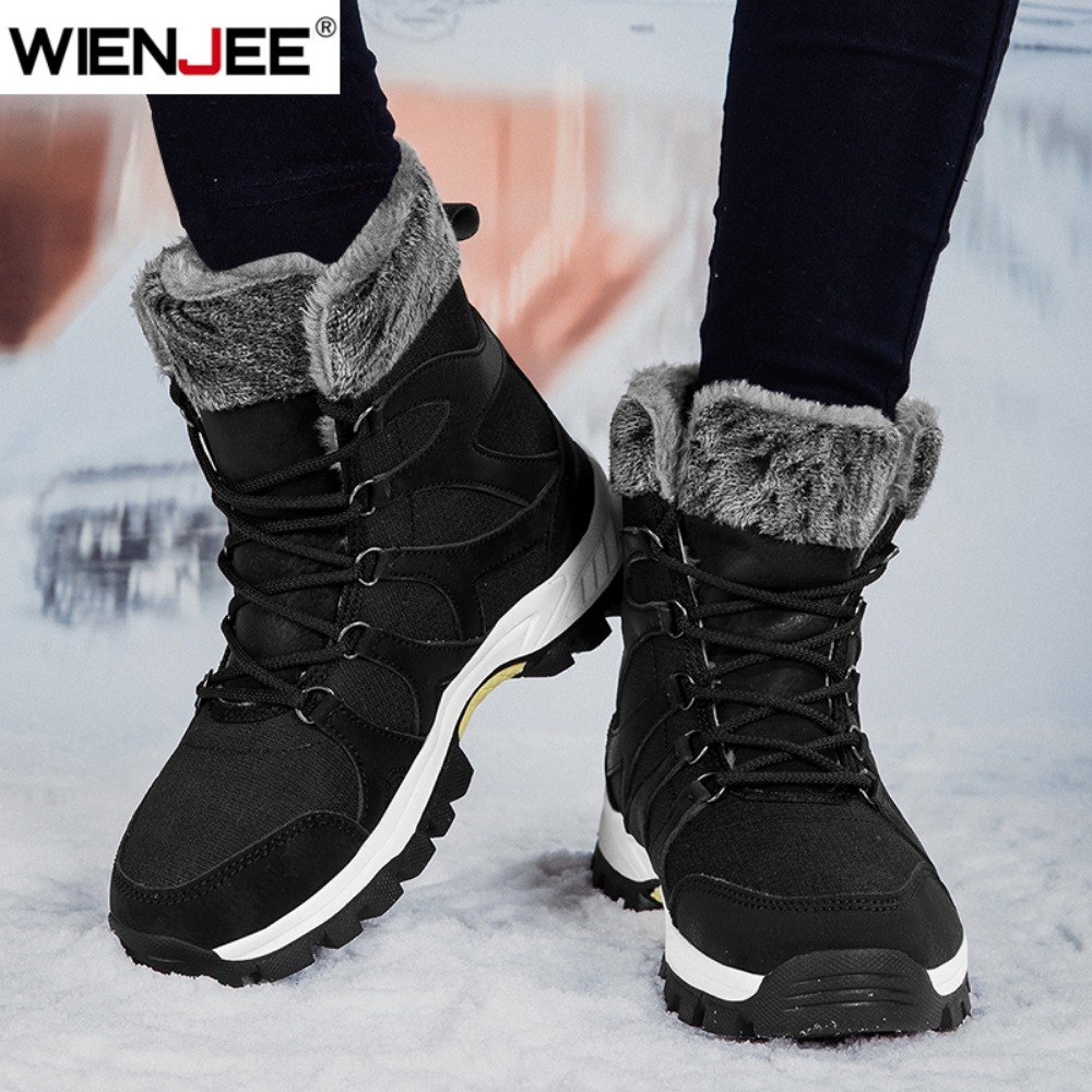 Brand Men's Winter Shoes Water - Hiking Boot Waterproof 评论和价格