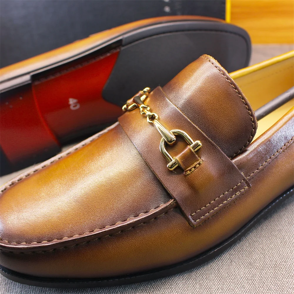 Men's Loafers Dress Shoes roun - Loafer Slip On Men 评论和价格