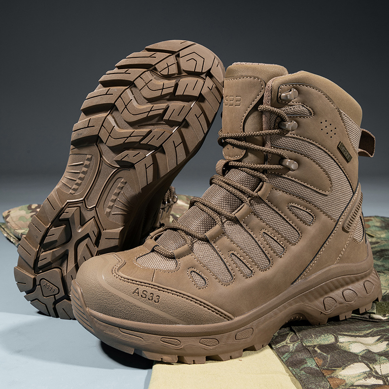 Men Tactical Boots Lace Up Bra - Men'S Shoes For Work 评论和价格