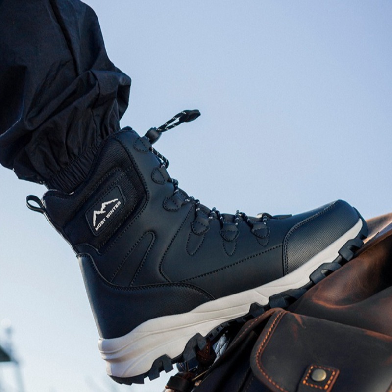 Winter Mens High Top Boots Cou - Hiking Boot Waterproof 评论和价格