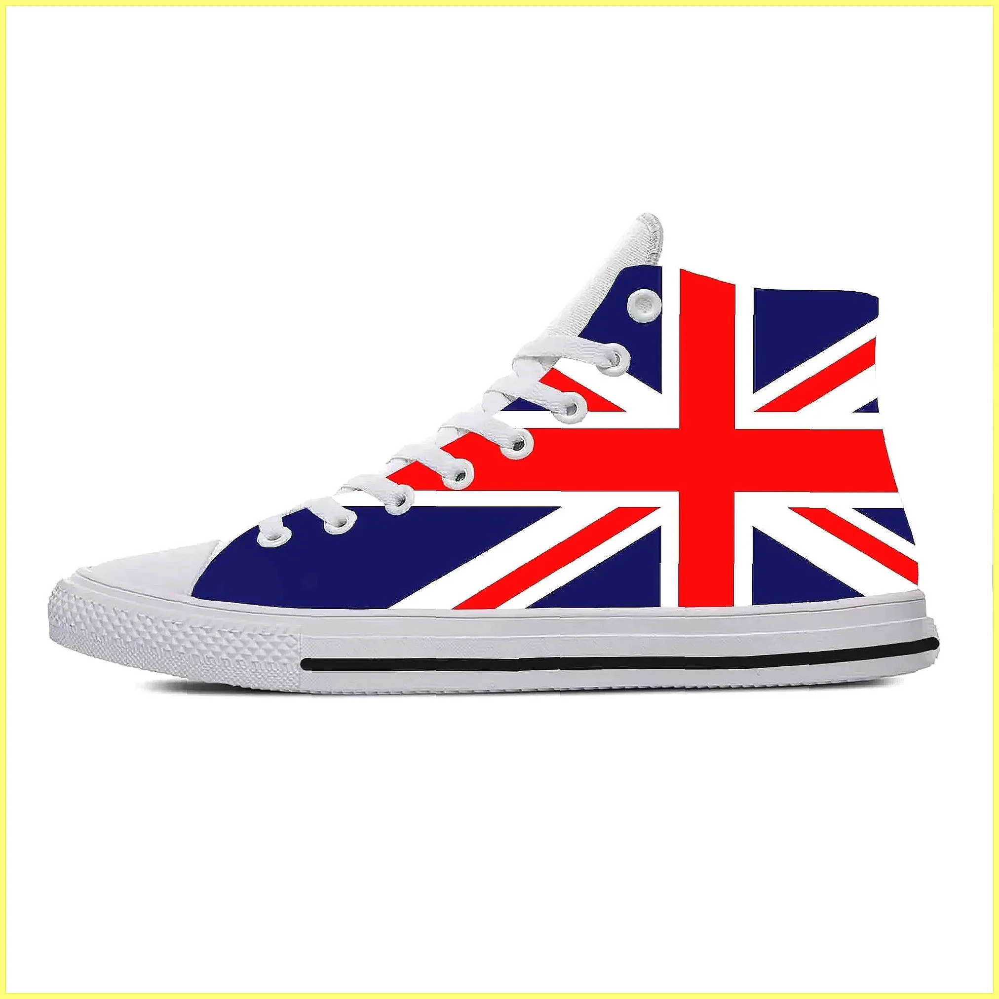 UK Flag 3D Print High Top Snea - Men Shoes Uk 评论和价格
