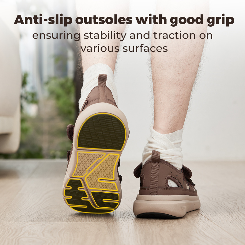 Summer Men'S Sandals Widened D - Men'S Shoes For Plantar Fasciitis 评论和价格