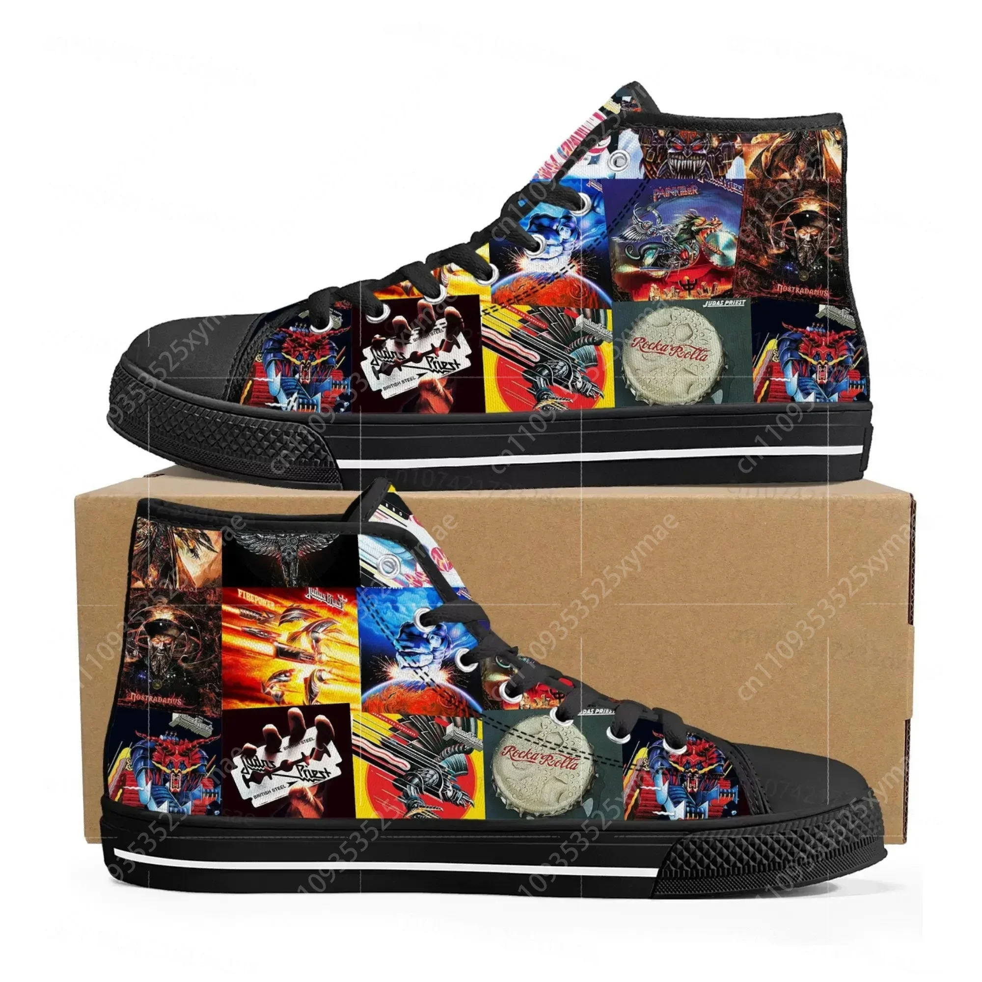 Judas Priest Heavy Metal Rock  - Men'S Shoes Qn 评论和价格