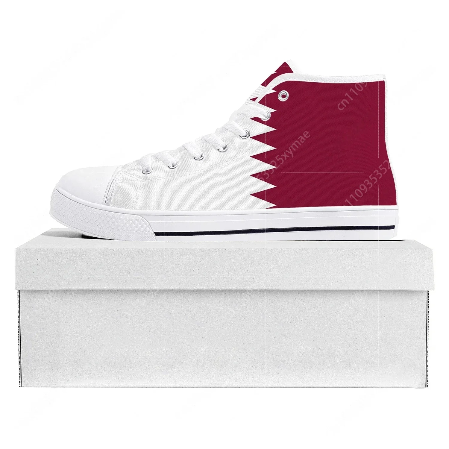 Qatar Flag High Top High Quali - Men Shoes Qatar 评论和价格