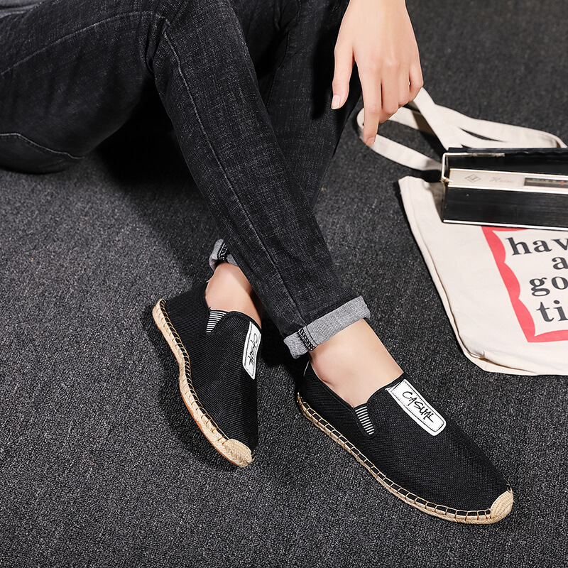 Linen Male Casual Shoes Loafer - Loafer Slip On Men 评论和价格